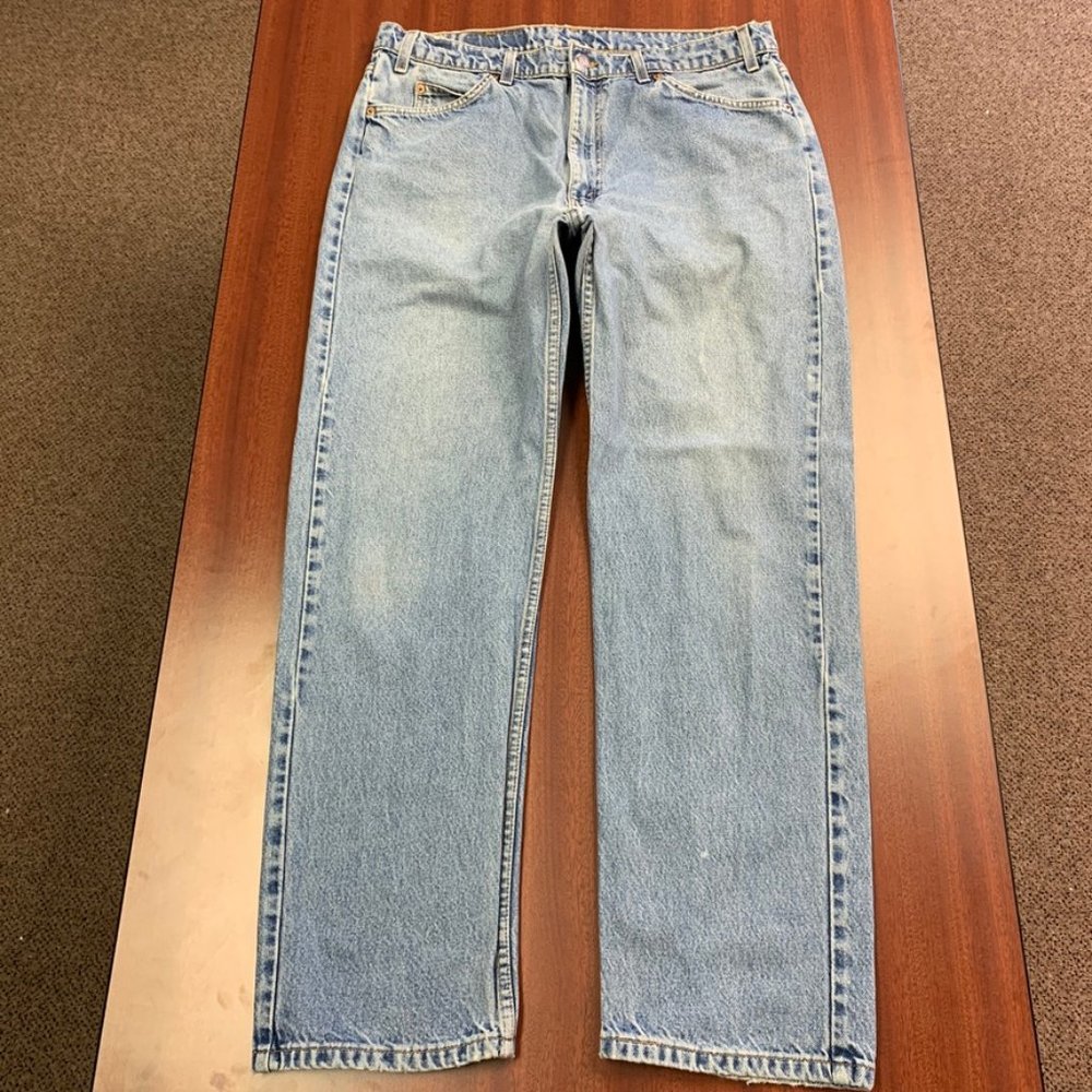 Men's Vintage 505 Levi's High Rise Orange Tag - Picture 5 of 10